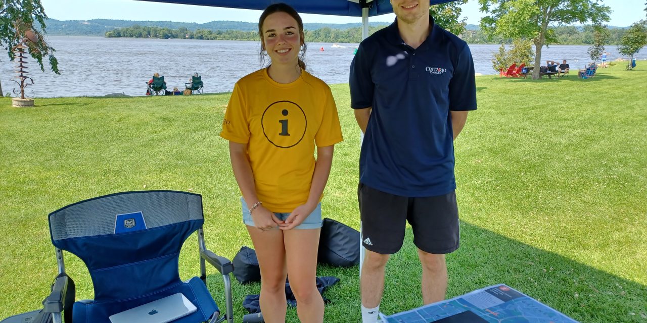 Ontario tourist information comes to Hawkesbury’s Confederation Park on summer weekends