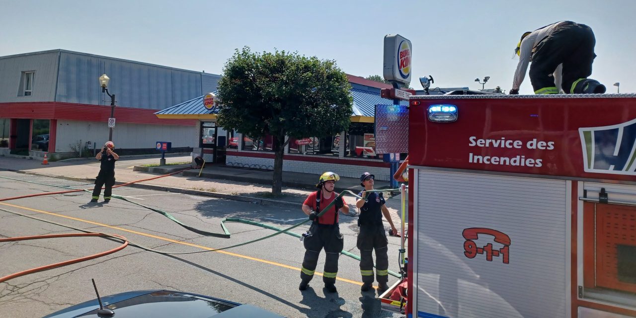 Fire at Hawkesbury Burger King