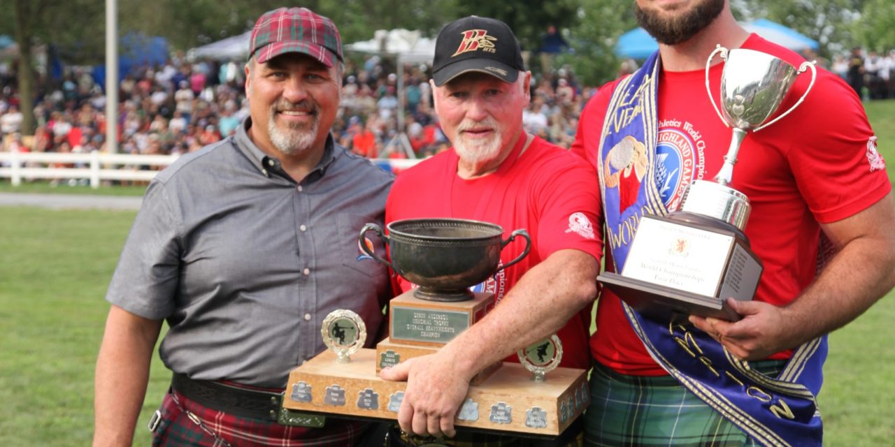 Californian third-time heavy event champion at Glengarry Highland Games