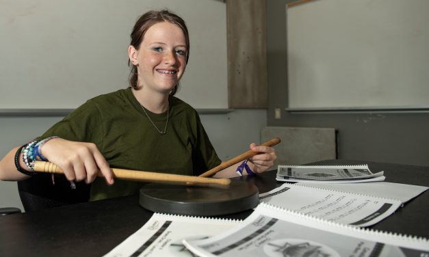 Love of music part of summer training for local cadet