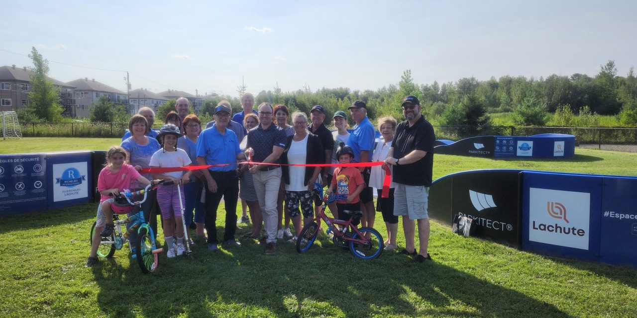Pumptrack opens in Lachute