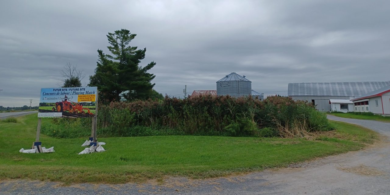 Plowing match on September 7 near Vankleek Hill