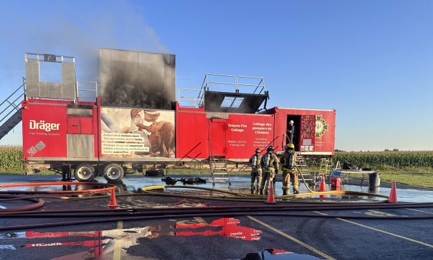 Mobile unit trains local firefighters