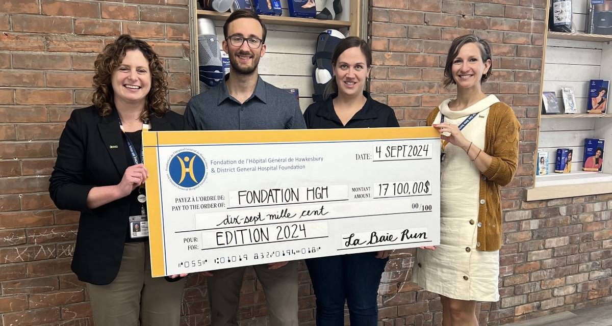 La Baie Run raises more than $17,000 for the HGH Foundation