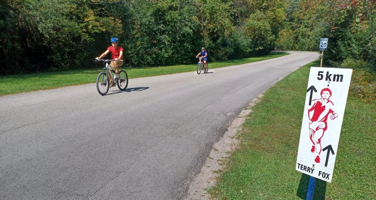 Run or walk in honour of Terry Fox in Chute-à-Blondeau, Embrun, or Russell