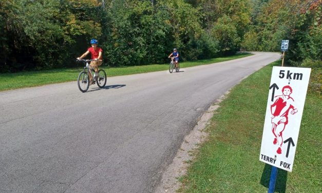 Run or walk in honour of Terry Fox in Chute-à-Blondeau, Embrun, or Russell