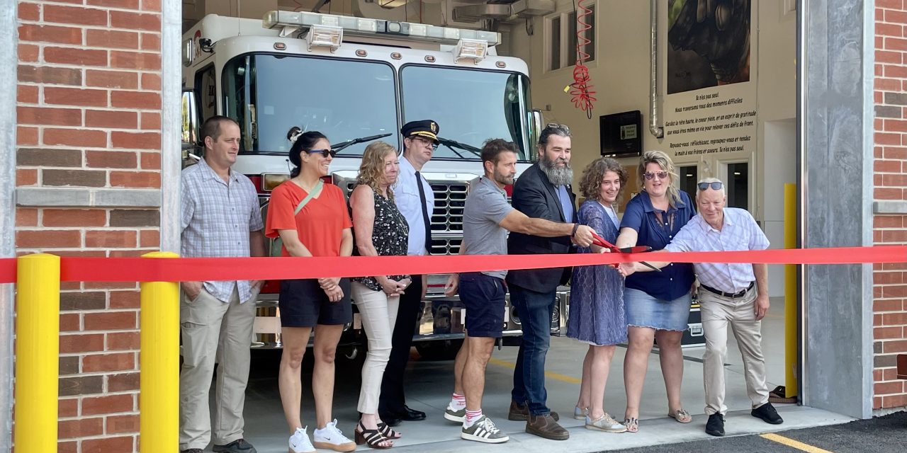 Opening day for new Saint-André-d’Argenteuil fire station