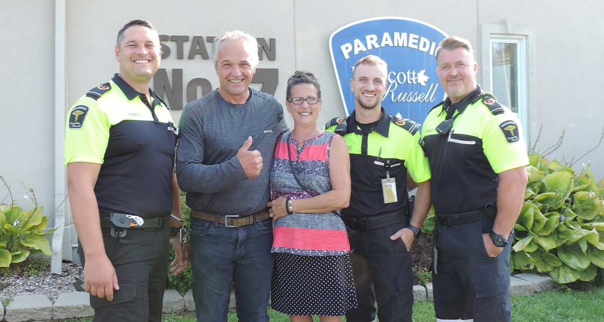 Couple helps hungry after paramedics save man’s life