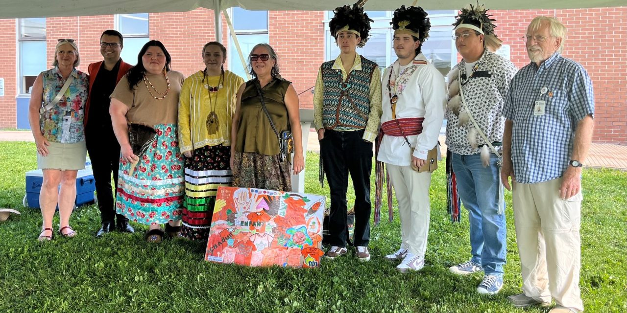 Indigenous ceremony at Alexandria Hospital