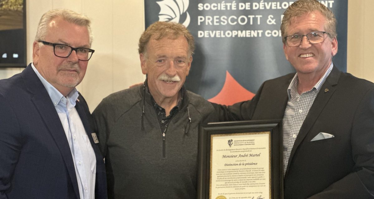 Prescott and Russell honour President’s Award winner