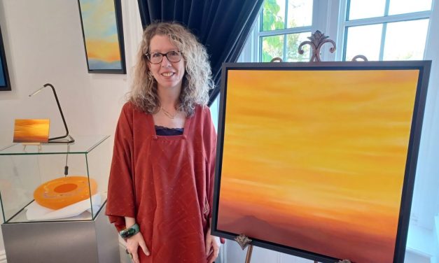 Colours of the sky emphasis of exhibition at Le Chenail