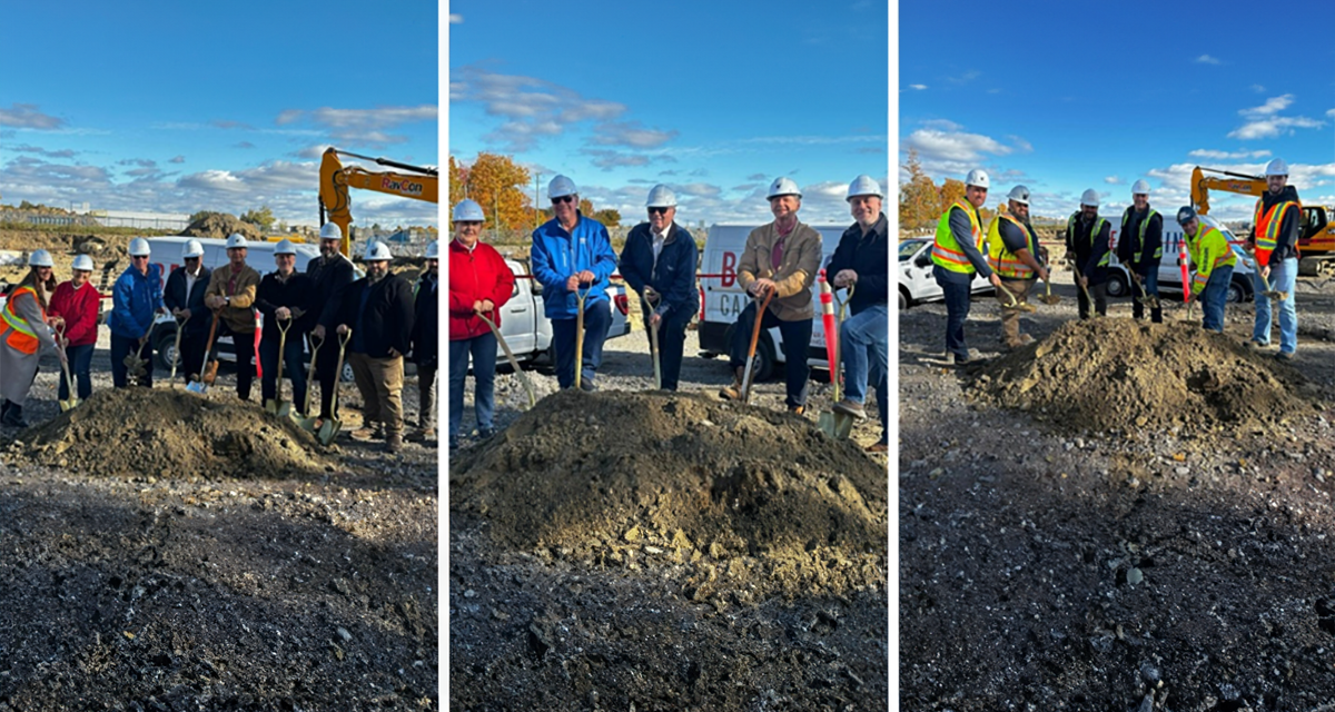 Official groundbreaking for the new Hawkesbury Municipal Garage