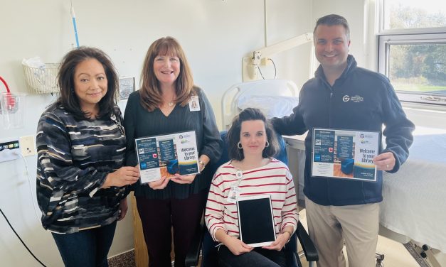 Partnership between HGMH and SDG library brings books to the bedside