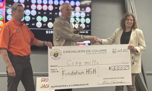 Rockland Knights of Columbus donate $5,000 to the HGH Foundation
