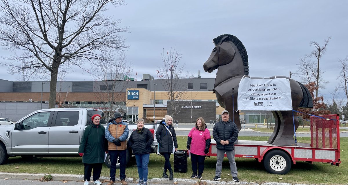 The Trojan Horse of healthcare privatization in Hawkesbury