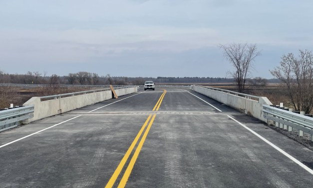 Bridge reopens near Bourget