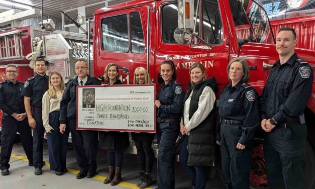 Firefighters contribute $6,000 to HGH and food banks