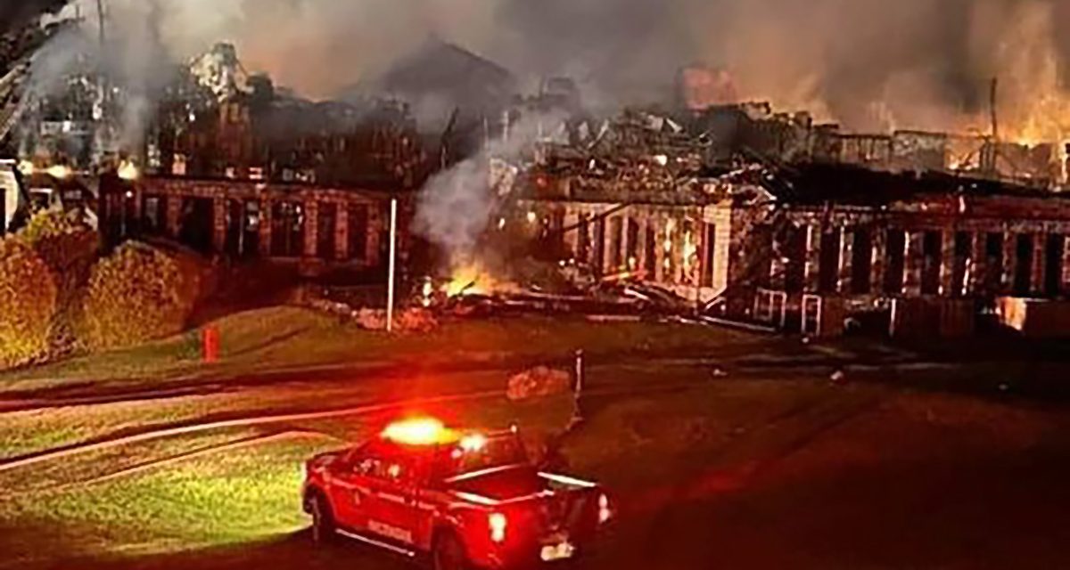 Fire at Hôtel Lac Carling in Grenville-sur-la-Rouge