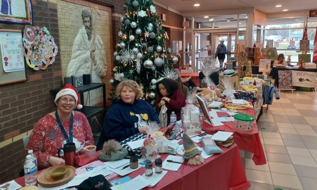 Seasonal shopping at St. Jude school