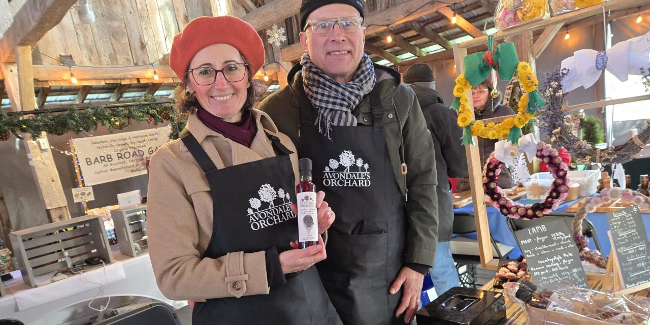 Christmas market at pioneer museum