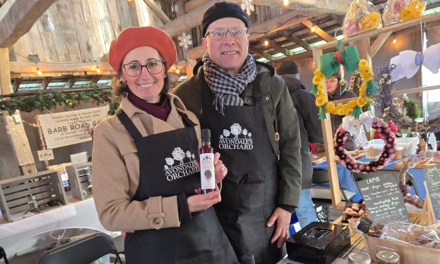 Christmas market at pioneer museum