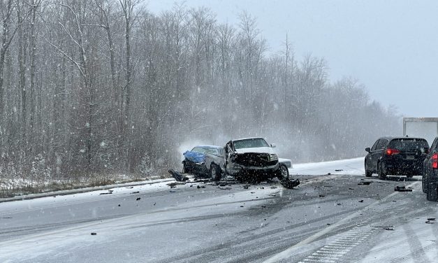 Multi-vehicle crash on Autoroute 50