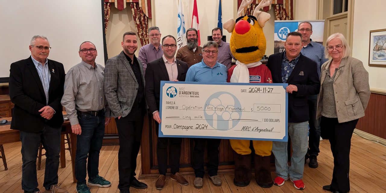 MRC d’Argenteuil supports Opération Nez rouge