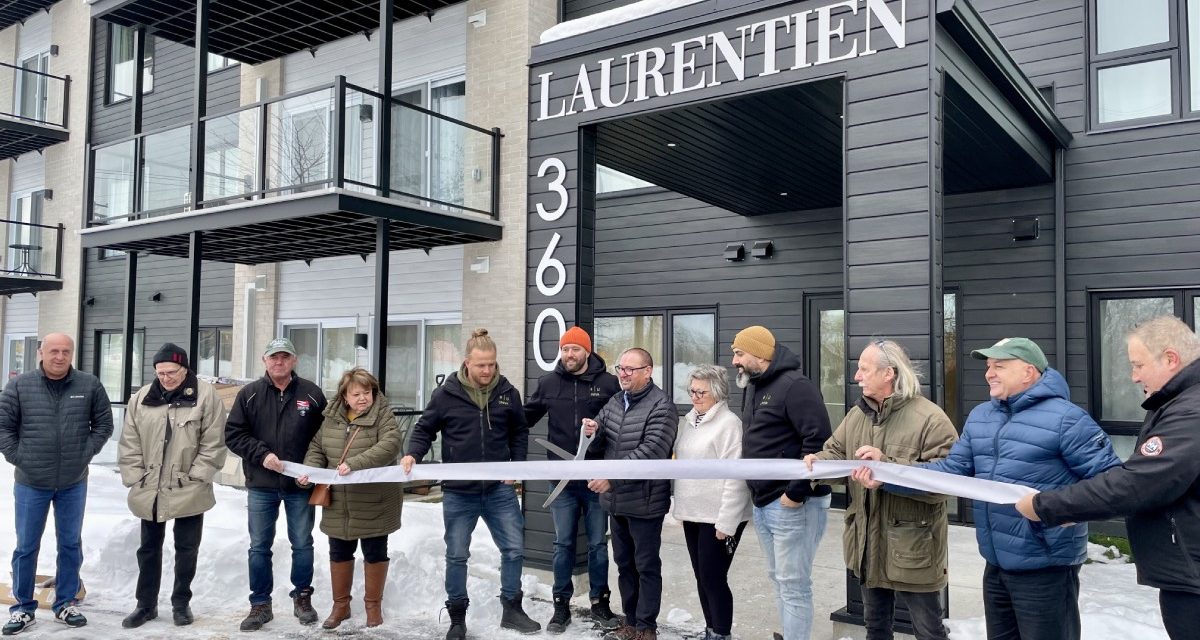 Le Laurentien apartment building inaugurated in Grenville