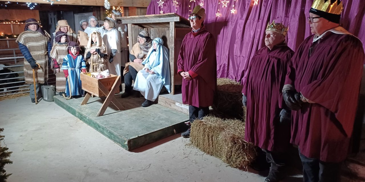 Living Nativity presents Christmas story