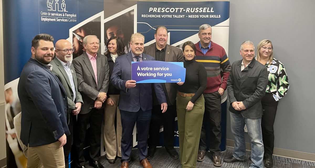 Workforce recruitment initiative announced for Prescott-Russell