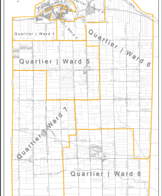 Ward boundary review in Clarence-Rockland