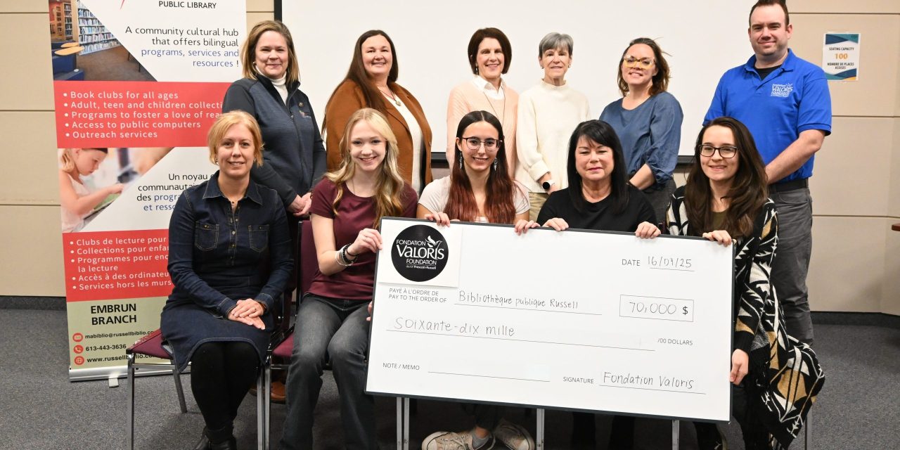Valoris Foundation makes $70,000 donation to Russell Public Library