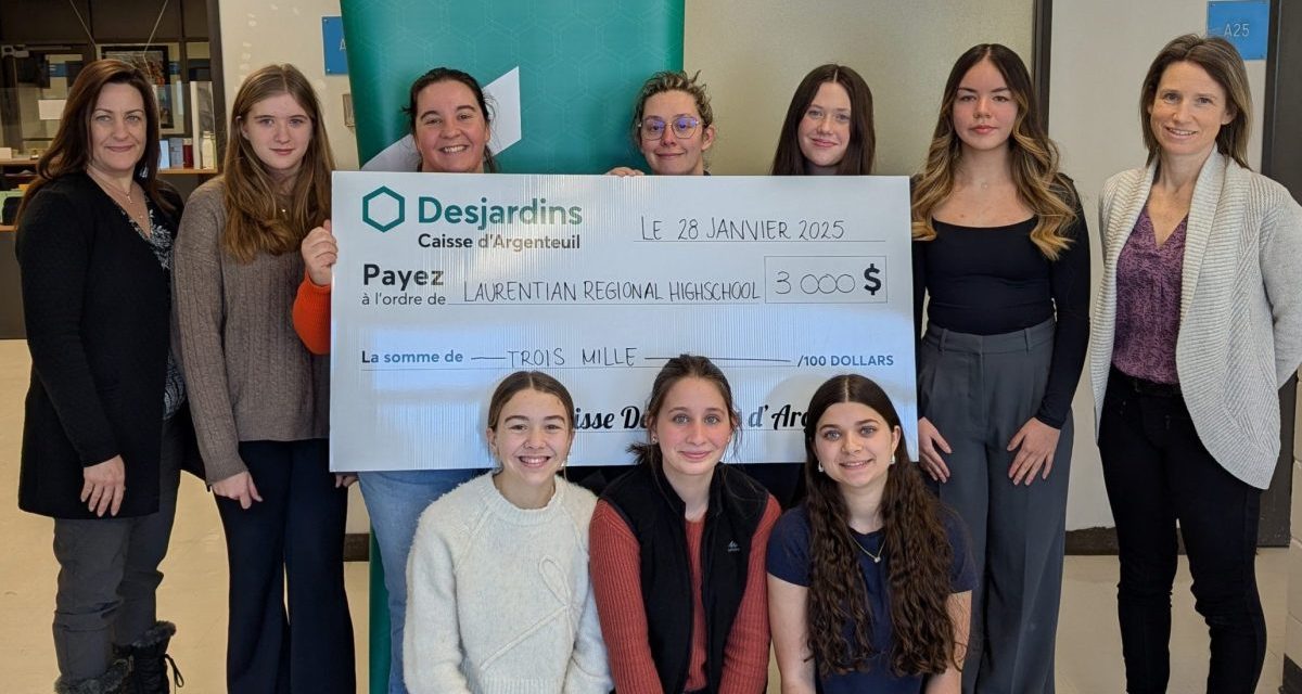 LRHS Leadership project receives support from Desjardins Foundation