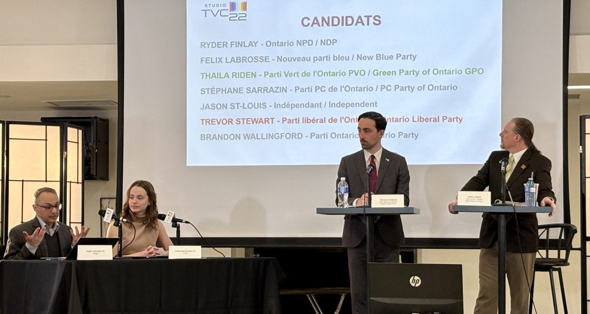 Glengarry-Prescott-Russell provincial candidates’ debate in Casselman