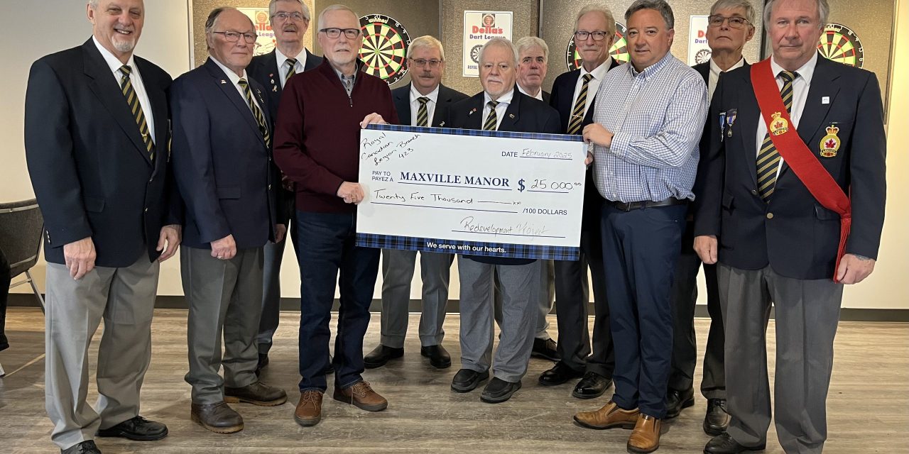 Alexandria Legion branch pledges $25,000 for Maxville Manor