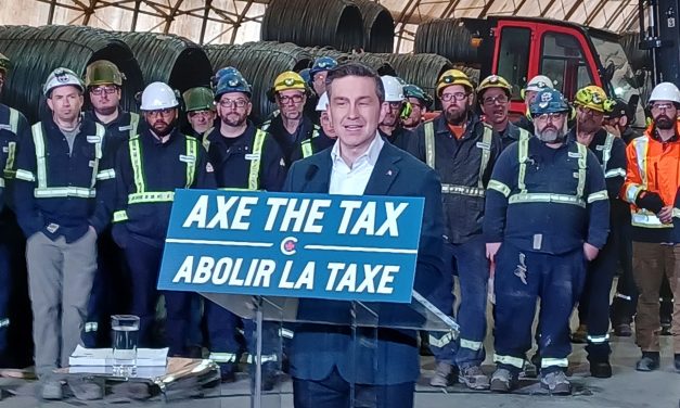 Poilievre pledges to eliminate industrial carbon tax during visit to Ivaco