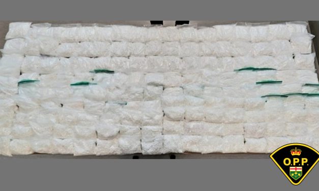 Two charged after meth bust on 417