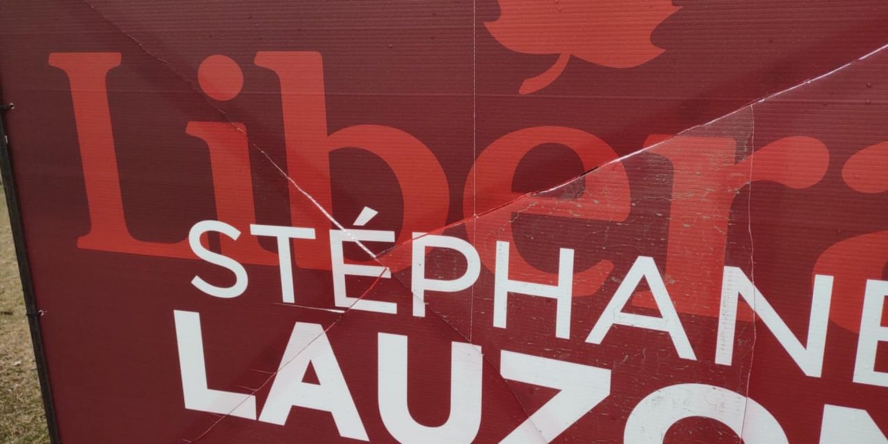 Vandalizing election signs is a criminal offence