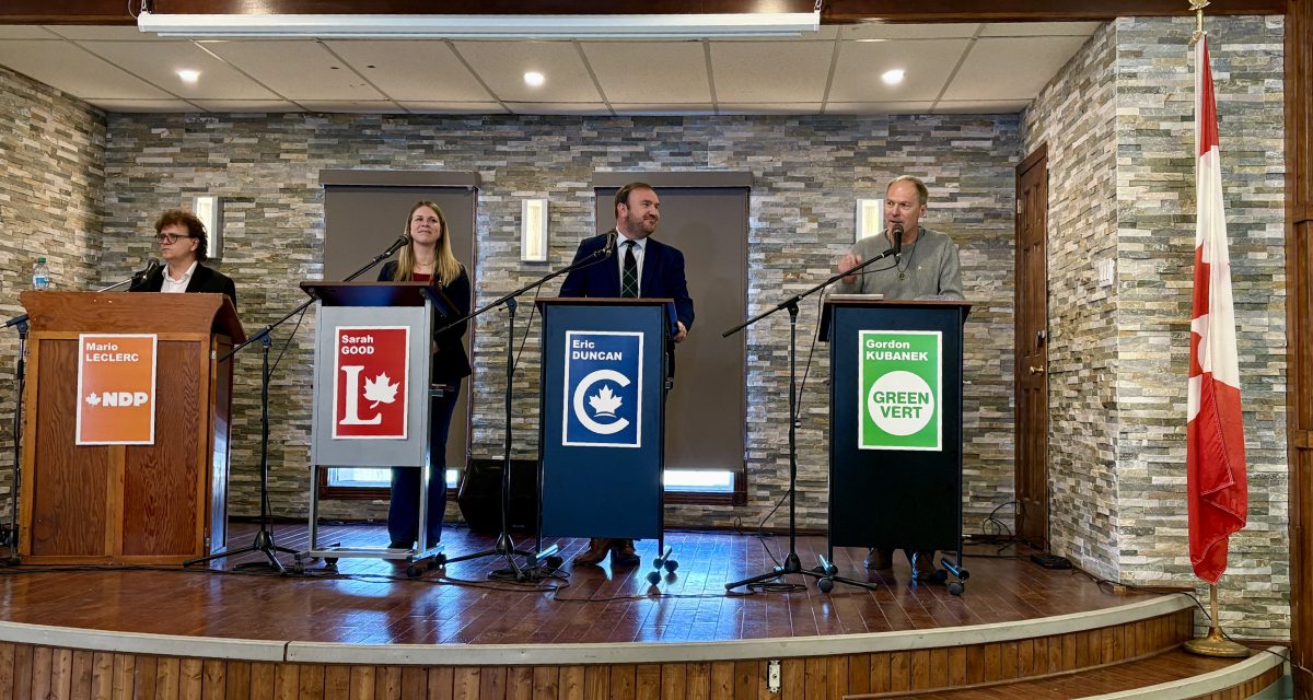 Federal candidates debate in Alexandria