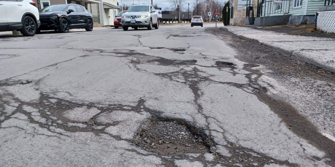 Rough roads in Hawkesbury; there’s a plan to follow