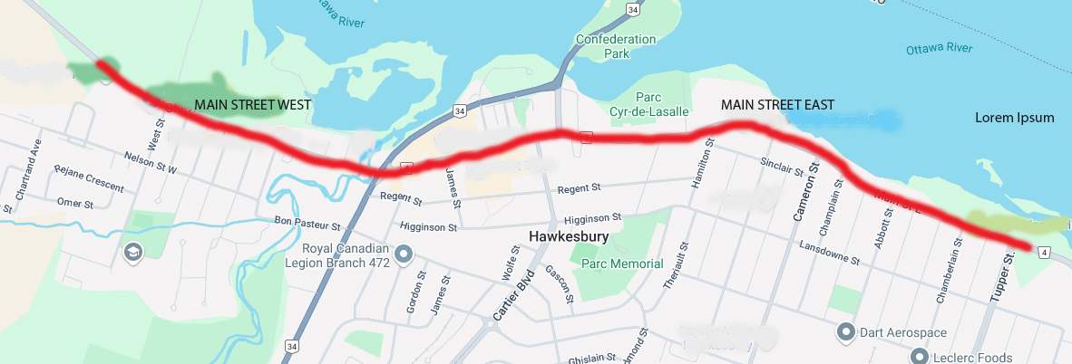 Hawkesbury to request counties take over Main Street