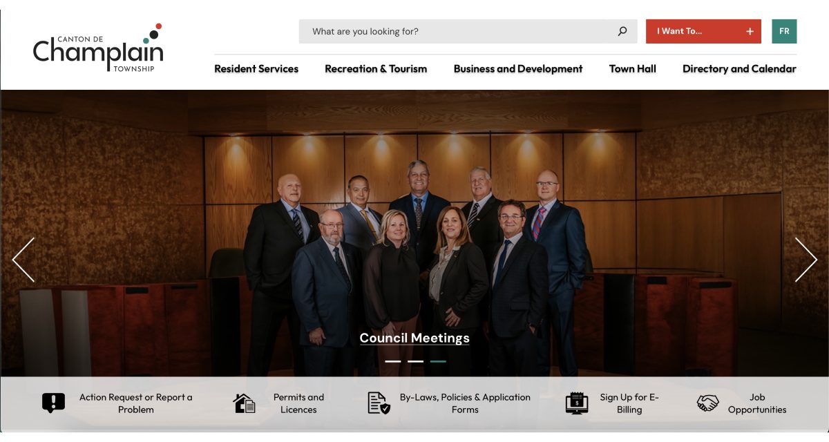 Township of Champlain to revamp website