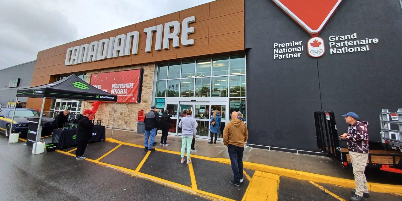 Grand reopening at Hawkesbury Canadian Tire