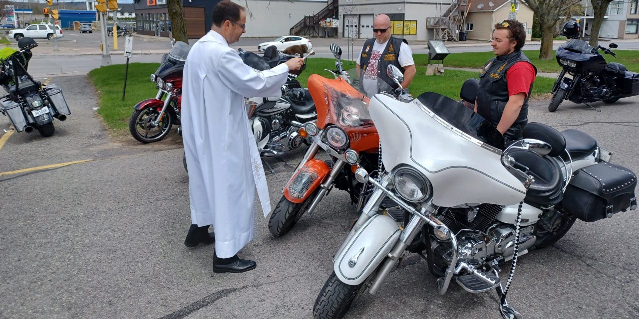 Blessing of the Motorcycles held in Hawkesbury