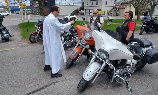 Blessing of the Motorcycles held in Hawkesbury