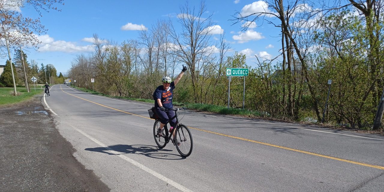 Pedaling pilgrims for the planet