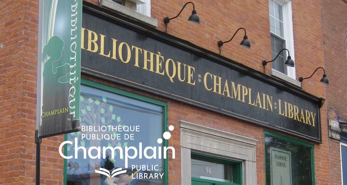 Champlain Library book sale on Saturday, June 7