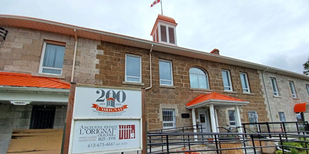 200th anniversary open house at L’Orignal Old Jail