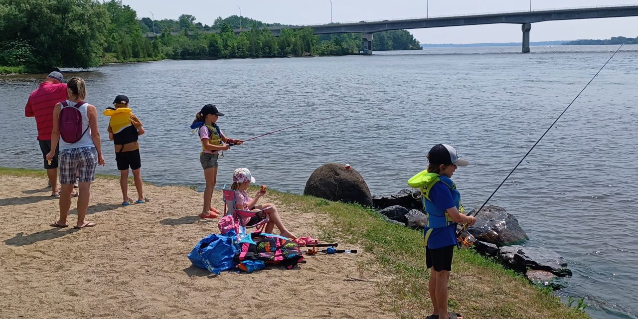 A fun fishing day in Grenville