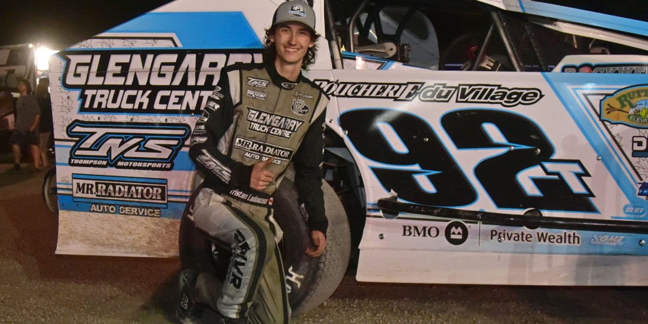 Ladouceur strikes DIRT gold at Cornwall Motor Speedway